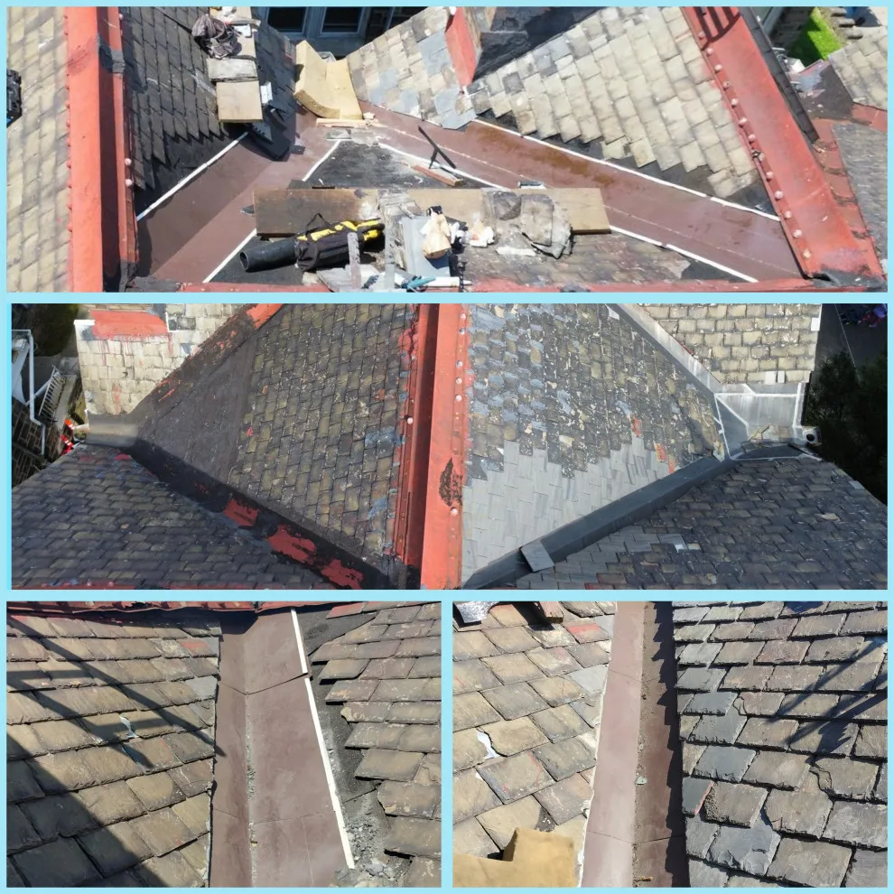 Slate roof refurbishment by Charming Exteriors, LLC - Photo 9