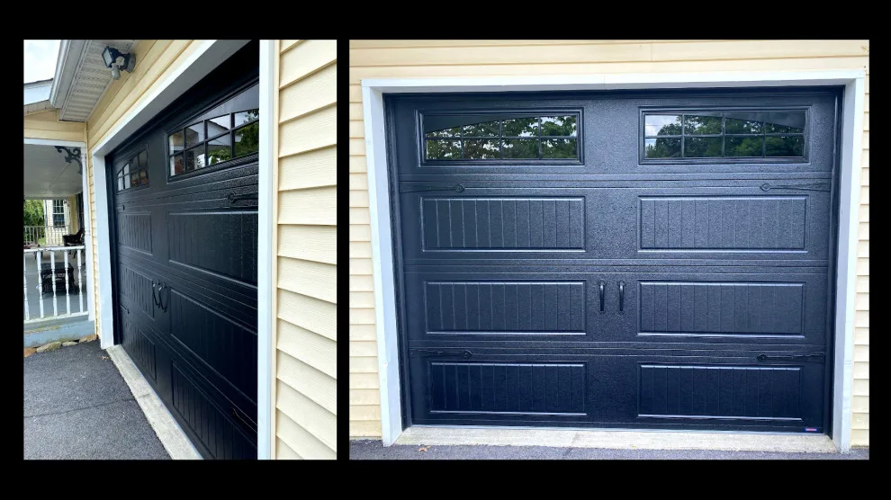 Dark garage entryway by Stroudsburg Overhead Doors, LLC - Photo 2