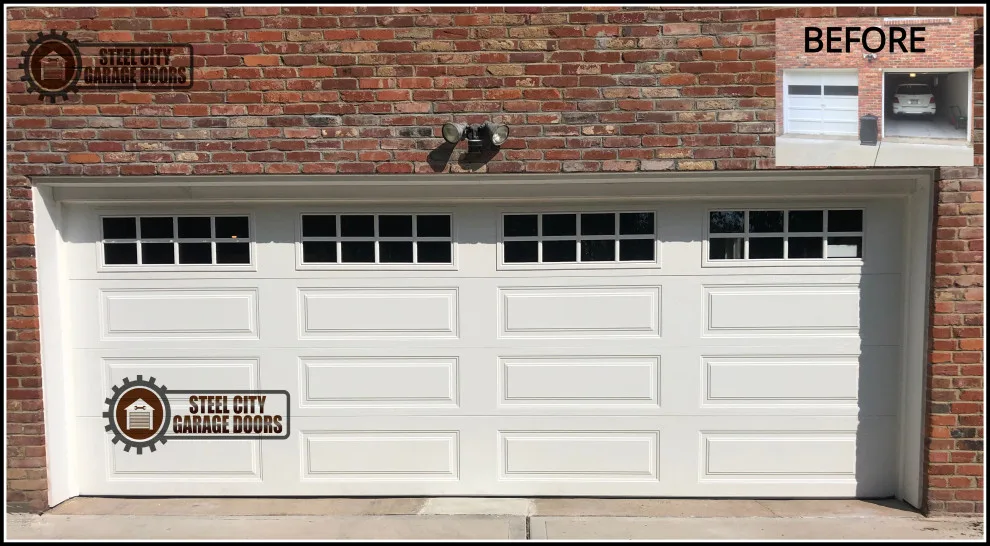 Transform two garage doors into one single door by Steel City Garage Doors - Photo 4