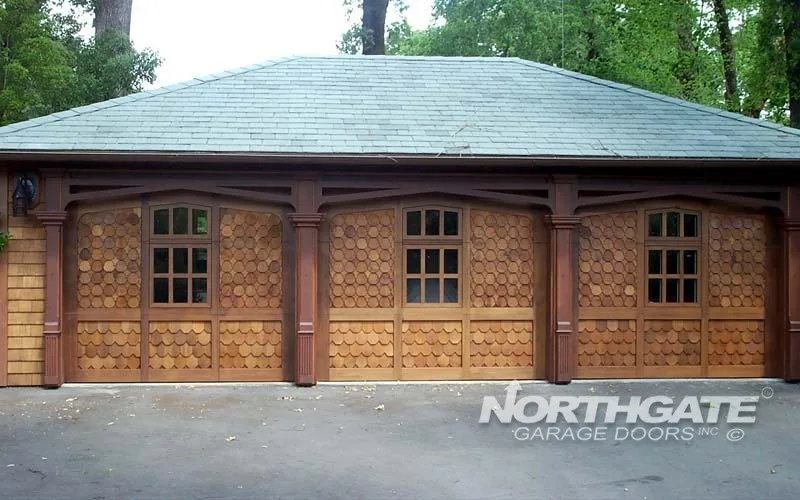 Bespoke Cedar Garage Door Design by Northgate Garage Doors Inc. - Photo 2