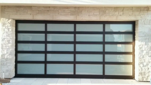 Framed Garage Doors with Glass and Aluminum by Gates Doors & Ironworks - Photo 4