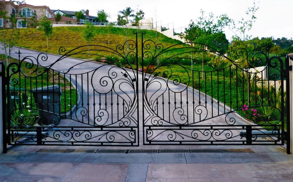 Metal Entrance Gates by Decorative Wrought IronShamrock Doors & Gates - Photo 7