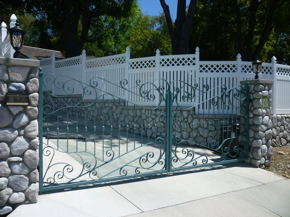 Metal Entrance Gates by Decorative Wrought IronShamrock Doors & Gates - Photo 28