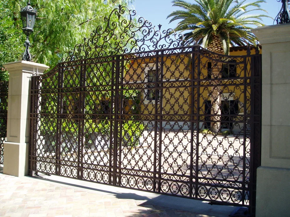 Metal Entrance Gates by Decorative Wrought IronShamrock Doors & Gates - Photo 17