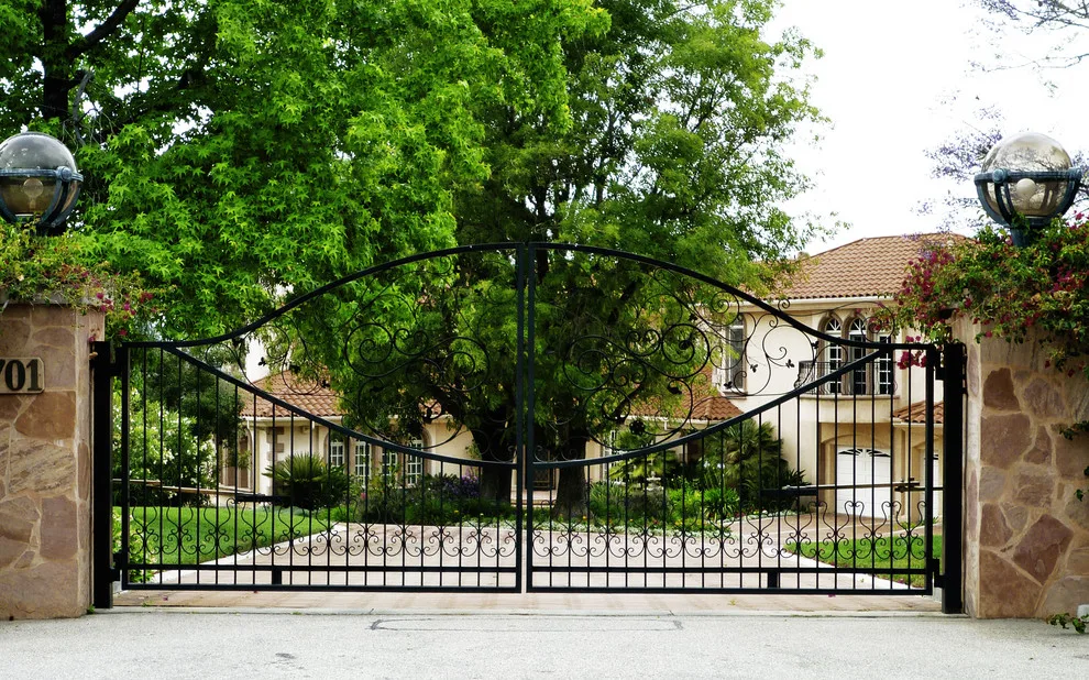 Metal Entrance Gates by Decorative Wrought IronShamrock Doors & Gates - Photo 9