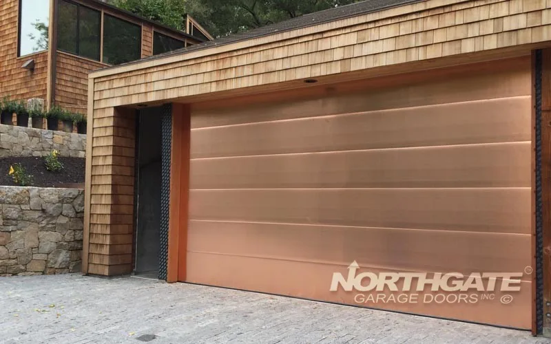 Contemporary Copper Design by Northgate Garage Doors Inc. - Photo 2