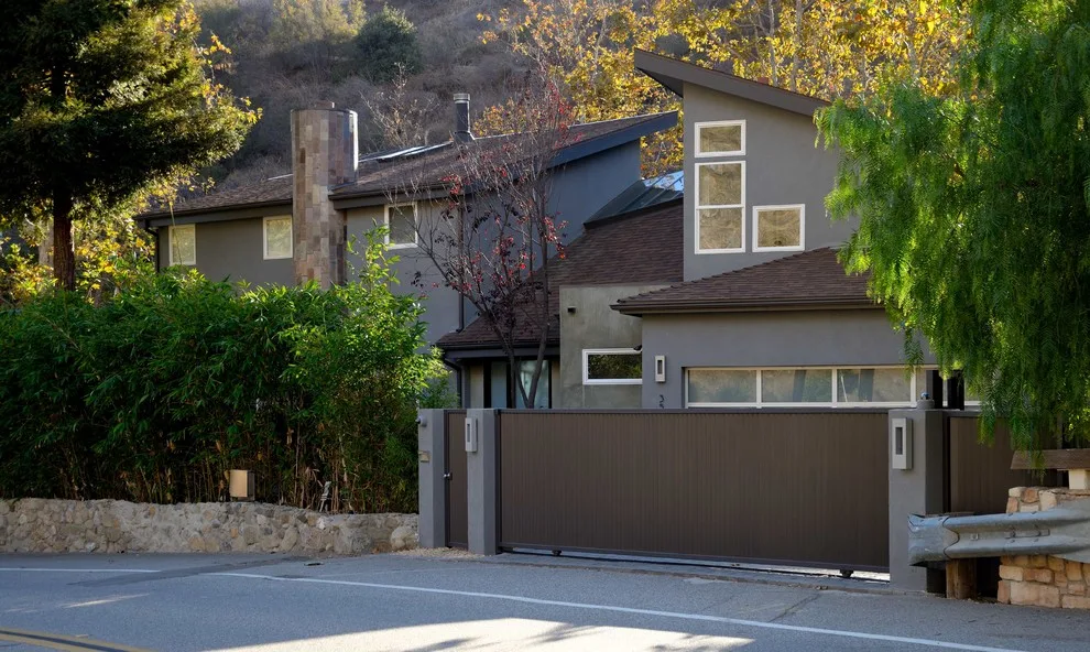 Contemporary sliding gate in Malibu by Pacific Garage Doors & Gates - Photo 3