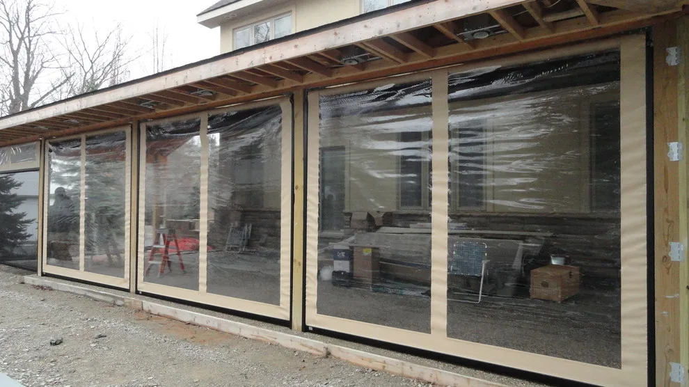 Powered Pull-Down Screen/Vinyl Units by Tarnow Doors, Inc. - Photo 6