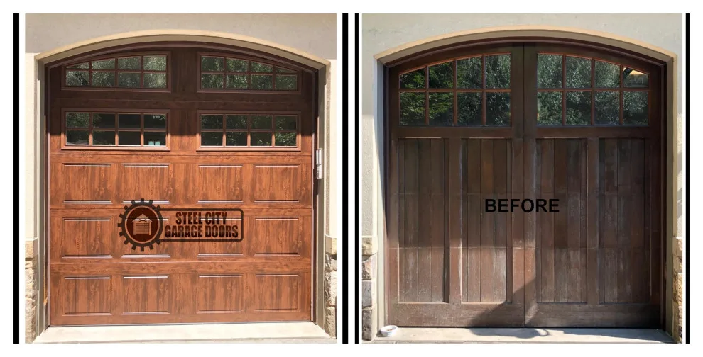 Updated garage entrance by Steel City Garage Doors - Photo 7