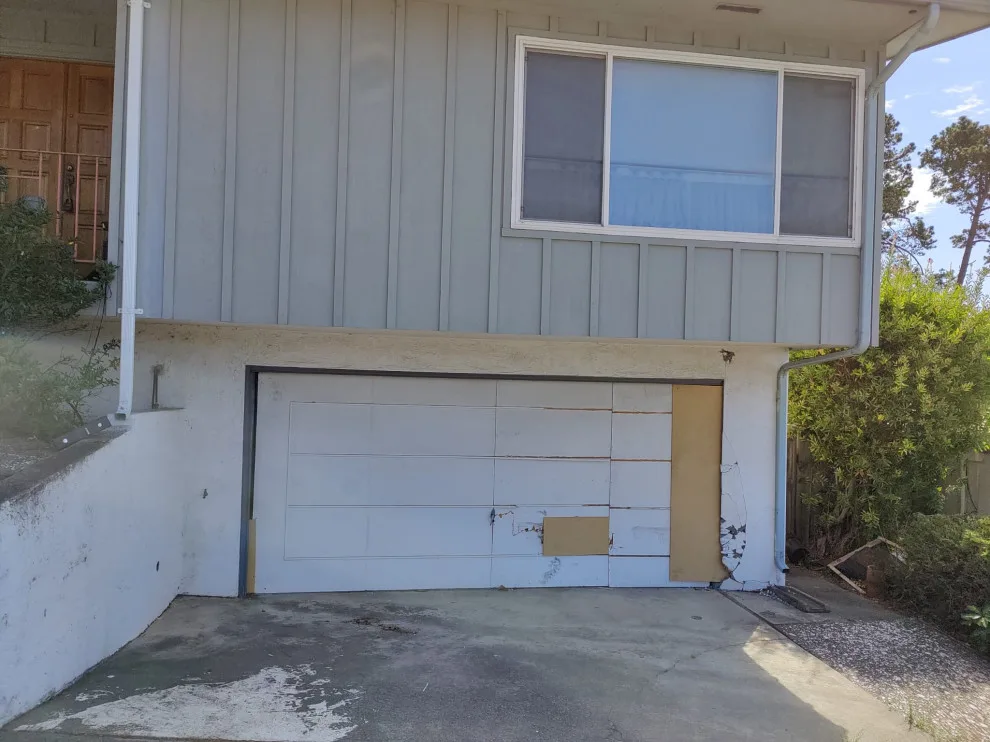 Single panel wooden door restoration by Allroads Overhead Garage Doors - Photo 7