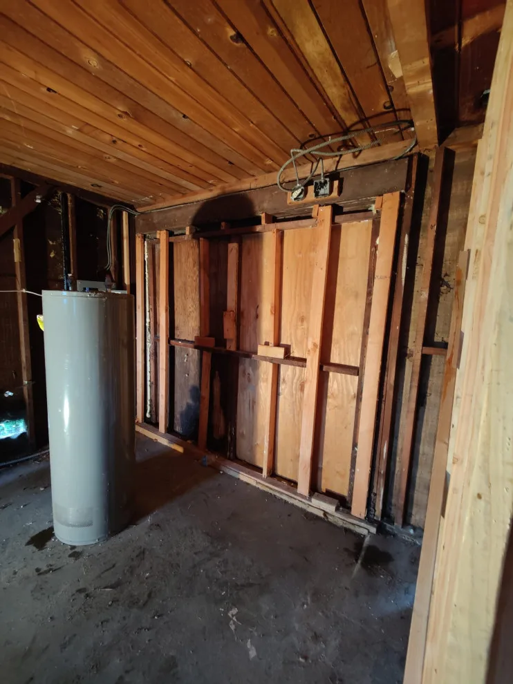 Single panel wooden door restoration by Allroads Overhead Garage Doors - Photo 4