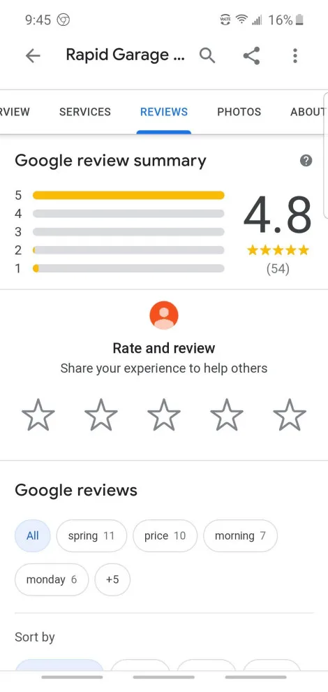 Customer Feedback by Rapid Garage Door Service - Photo 11