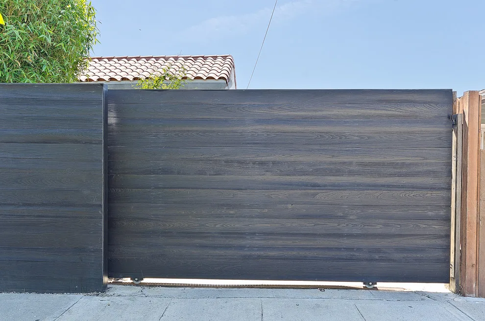 Charred Black Wood Fence and Gates at Silver Lake by Pacific Garage Doors & Gates - Photo 3