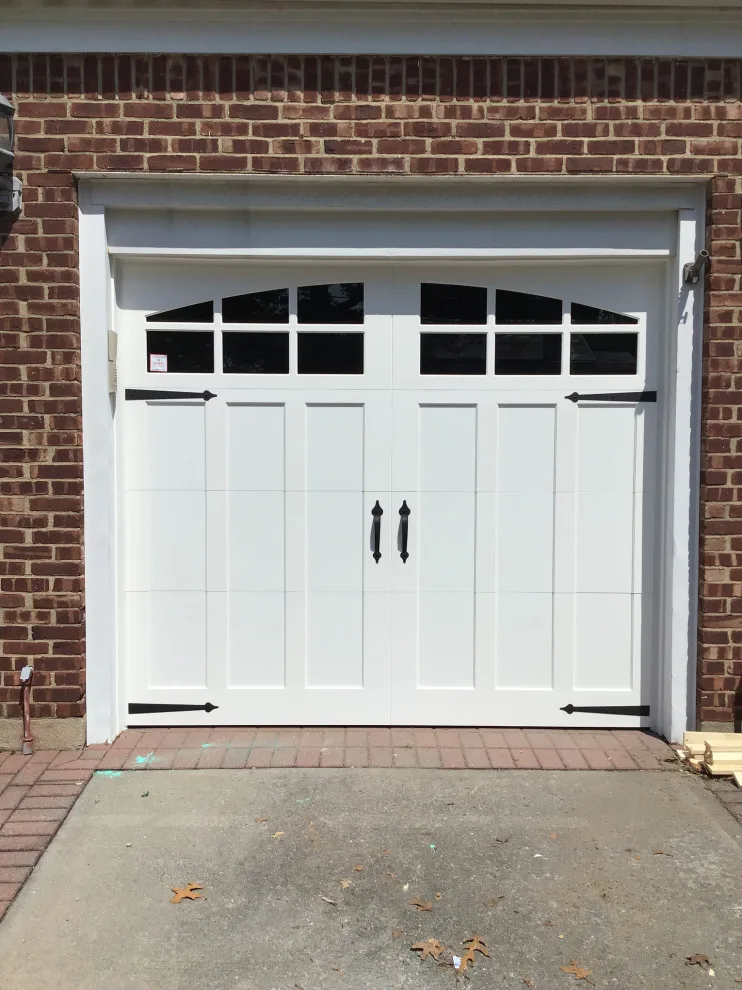 Classic White Carriage House Garage Door by Precision Garage Door Service - Photo 3
