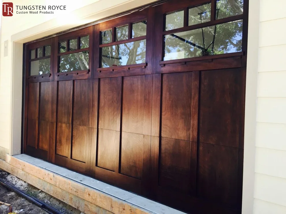 Classic Garage with Glass Panes by Tungsten Royce Custom Wood Products - Photo 2