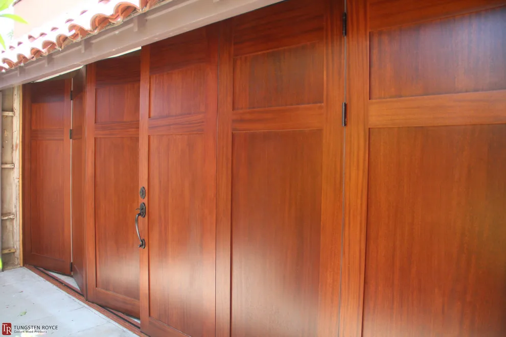 Three-Panel Sliding Garage Door by Tungsten Royce Custom Wood Products - Photo 4