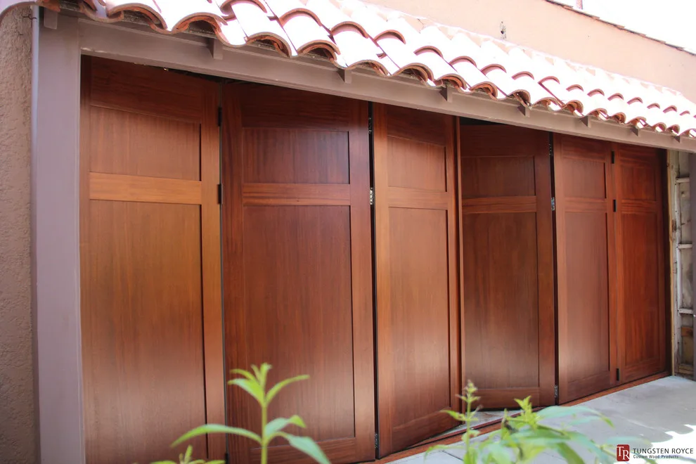 Three-Panel Sliding Garage Door by Tungsten Royce Custom Wood Products - Photo 3