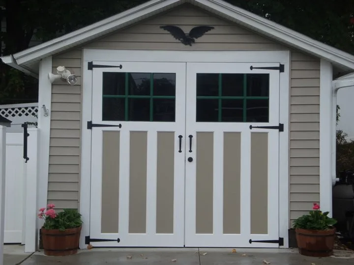 Versatex garage and carriage doors by Clingerman Doors - Custom Wood Garage Doors - Photo 45