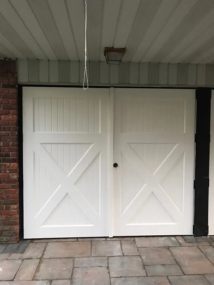 Versatex garage and carriage doors by Clingerman Doors - Custom Wood Garage Doors - Photo 91