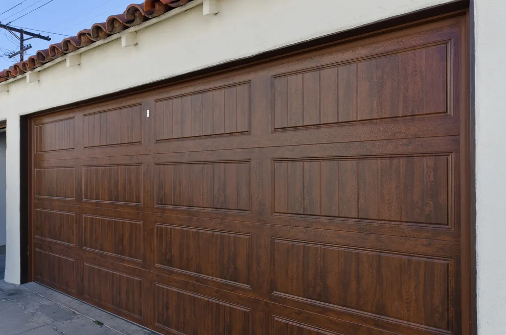 West Hollywood wooden gates and corresponding garage door by Pacific Garage Doors & Gates - Photo 4