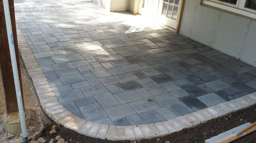 Patio with Fire Pit by McCabe's Lawn Care - Photo 4