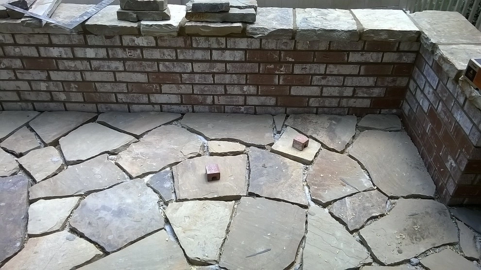 Brick & Stone Patio with Children's Garden by City Garden Company - Photo 10