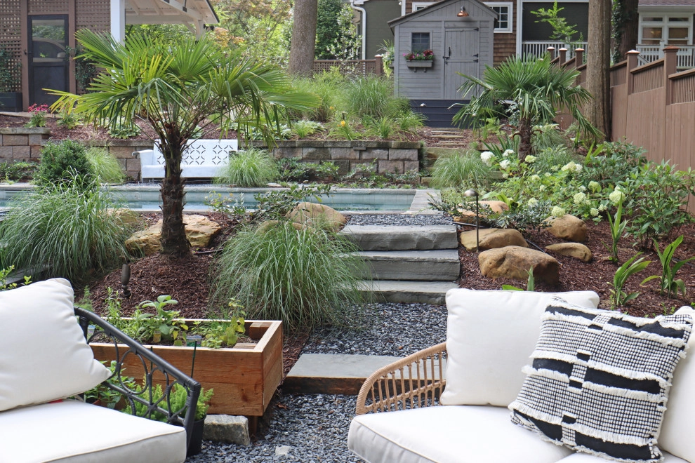 Backyard oasis with pool by City Garden Company - Photo 2