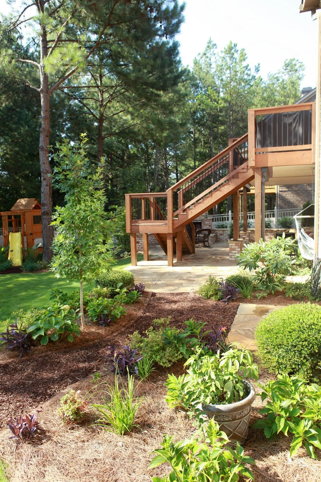 Brick & Stone Patio with Children's Garden by City Garden Company - Photo 2