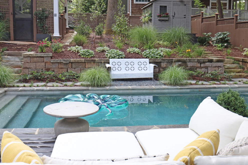 Backyard oasis with pool by City Garden Company - Photo 6