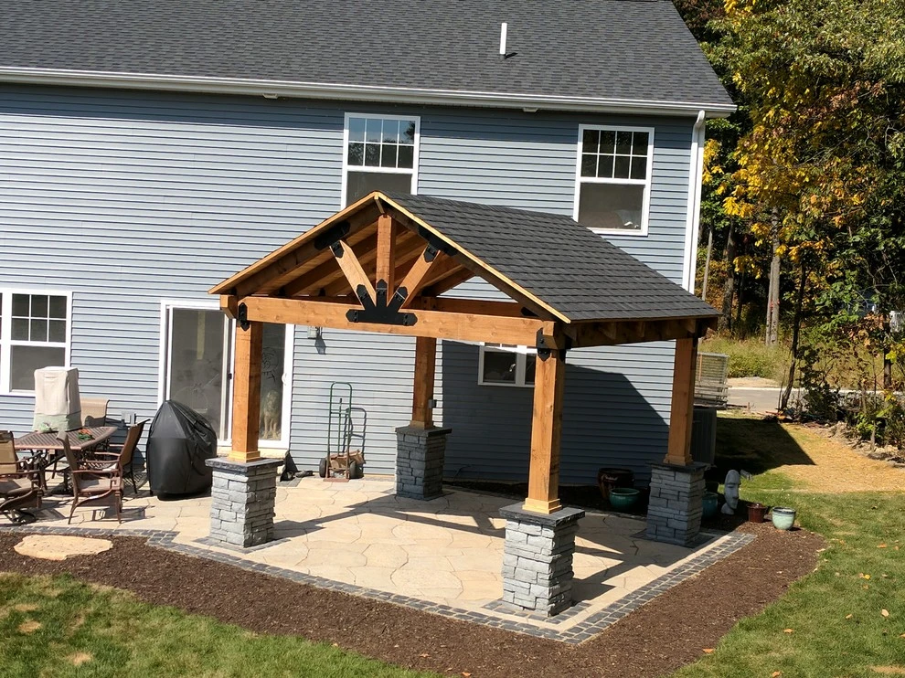 Valparaiso Cedar Pavilion and Patio by NWI Patio Pros - Photo 3