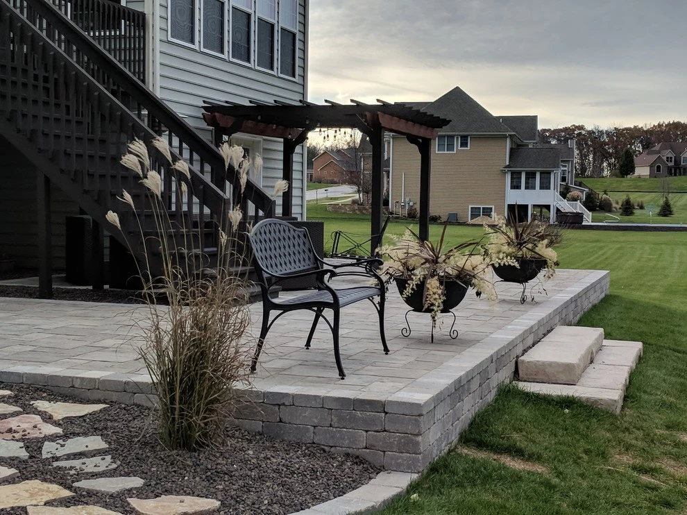 Valparaiso, Walkout Patio and Landscape by NWI Patio Pros - Photo 4