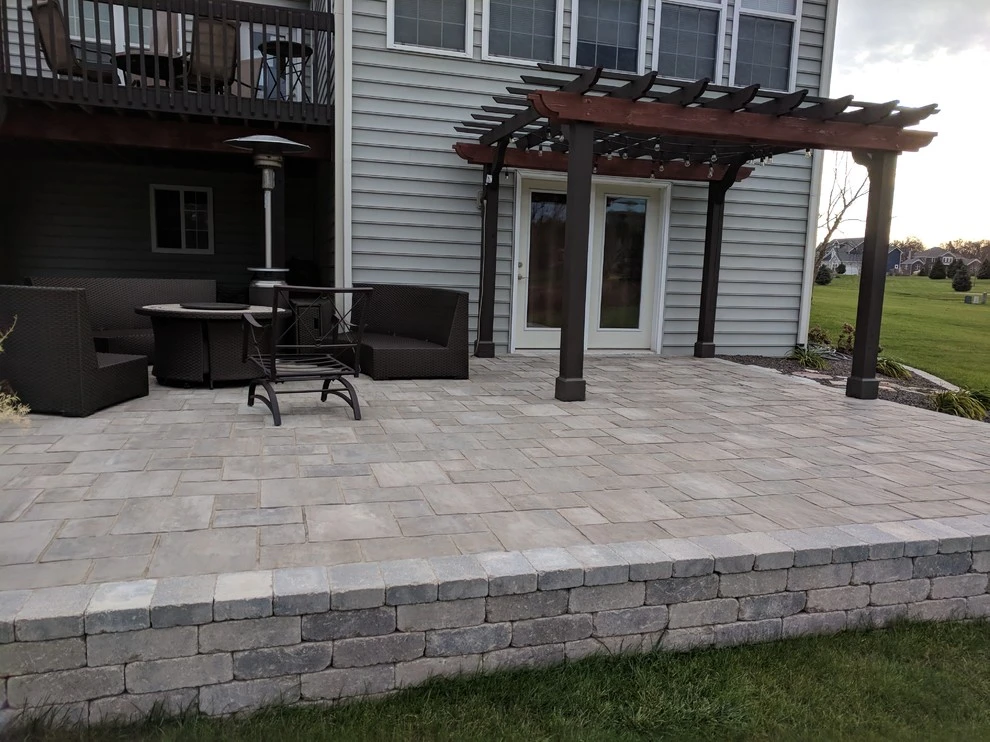 Valparaiso, Walkout Patio and Landscape by NWI Patio Pros - Photo 5