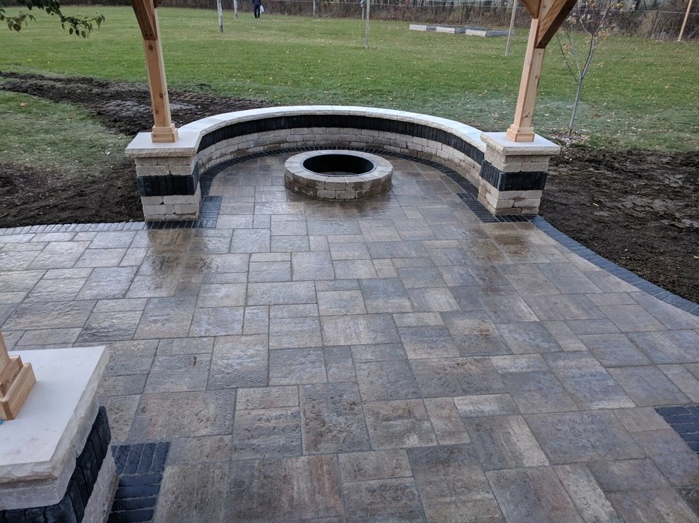 Valparaiso Pergola, Patio, and Fire Pit by NWI Patio Pros - Photo 3