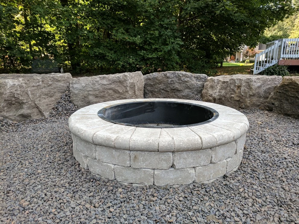 Chesterton, Beautiful Back Yard Patio & Fire Pit by NWI Patio Pros - Photo 4