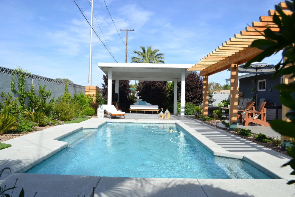 Old Vegas Mid Century Pool & Cabanna by Pacific Landscape - Photo 9