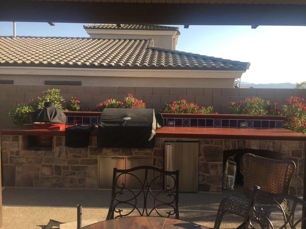 Custom Fire Places & BBQ by Pierros Landscape And Maintenance - Photo 7