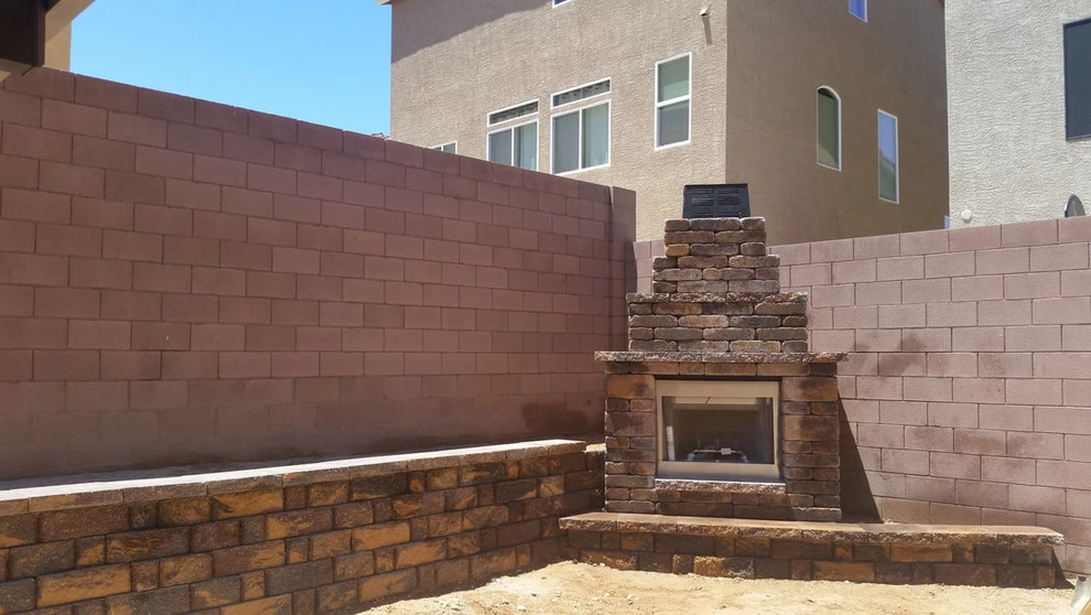 Custom Fire Places & BBQ by Pierros Landscape And Maintenance - Photo 4