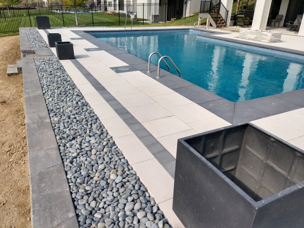 Contemporary pool project by Radik Landscape Construction INC - Photo 2