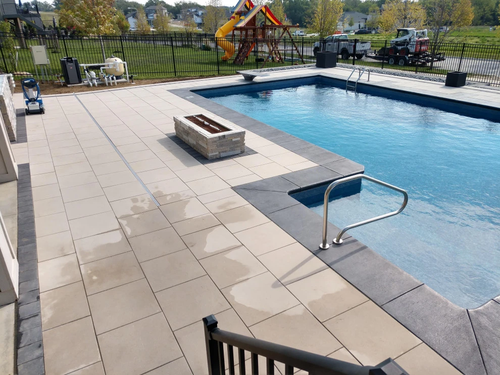 Contemporary pool project by Radik Landscape Construction INC - Photo 7