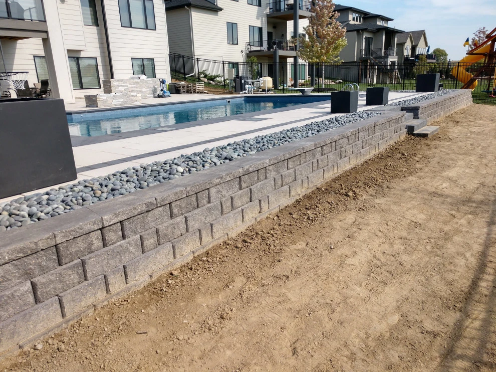 Contemporary pool project by Radik Landscape Construction INC - Photo 5