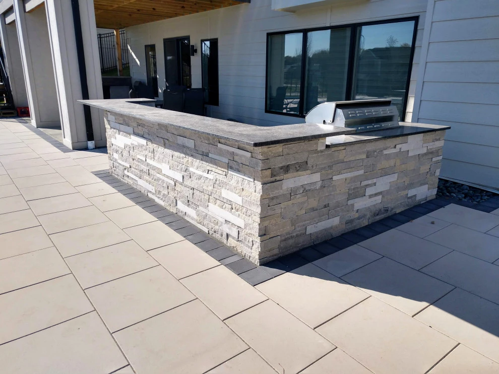 Contemporary pool project by Radik Landscape Construction INC - Photo 3