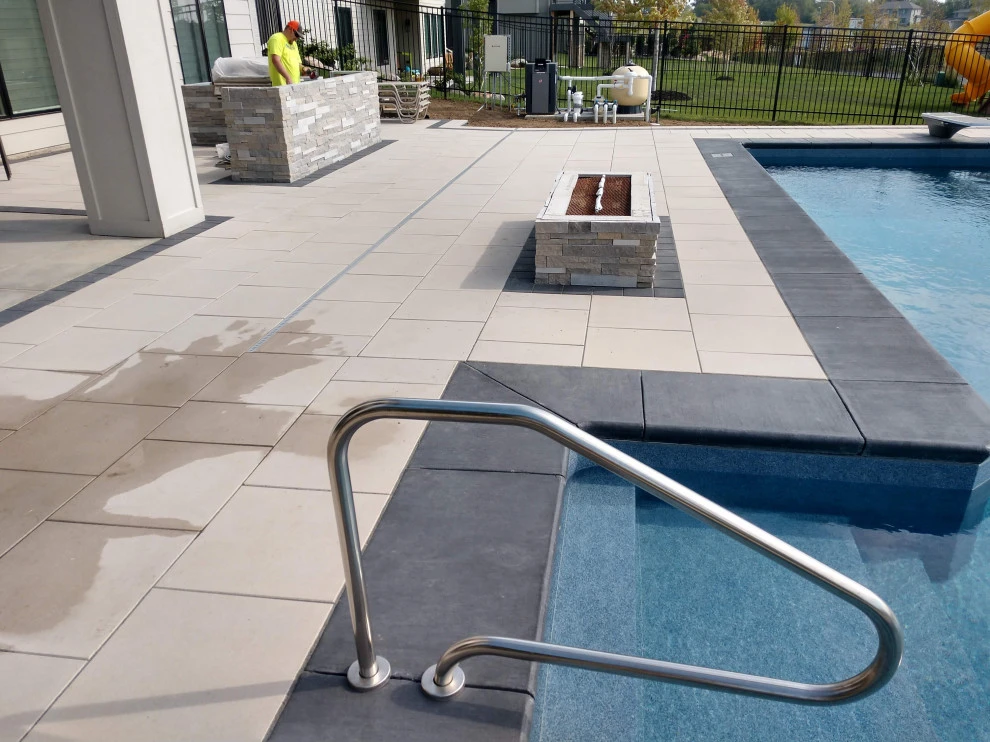 Contemporary pool project by Radik Landscape Construction INC - Photo 4