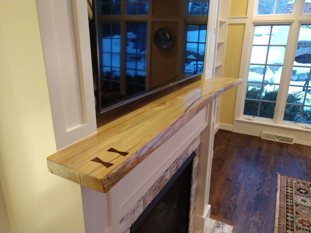 Interior fireplace remodel by Radik Landscape Construction INC - Photo 2