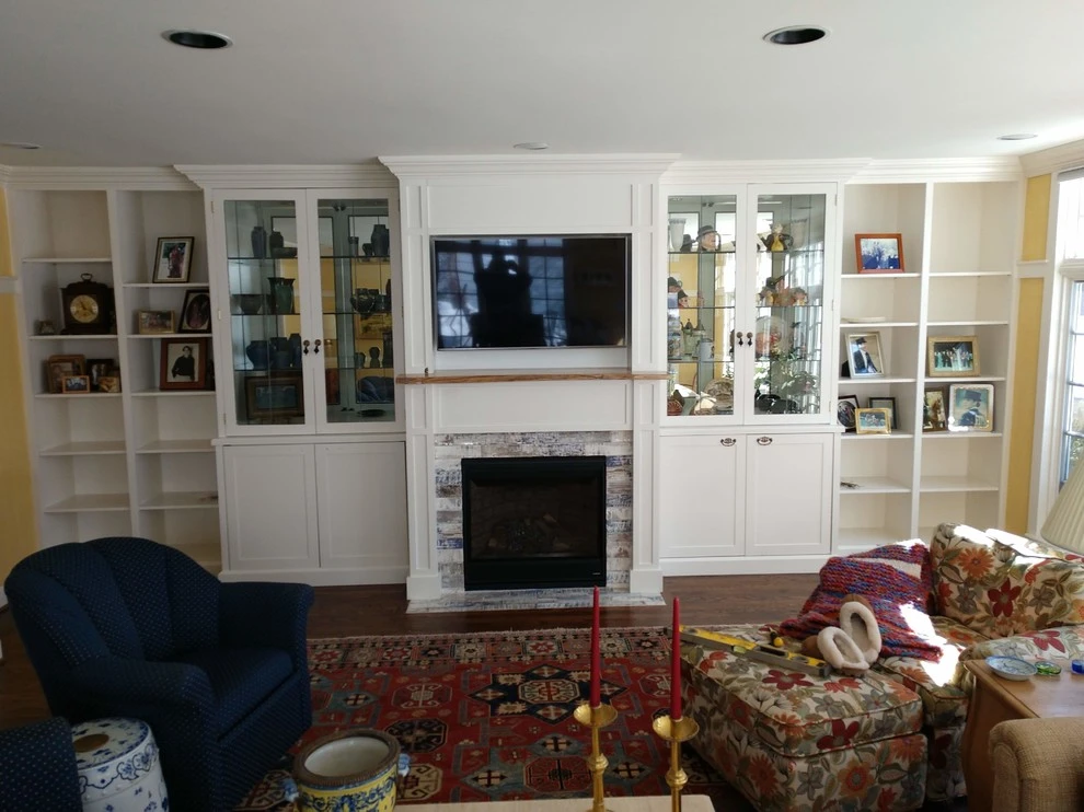 Interior fireplace remodel by Radik Landscape Construction INC - Photo 4