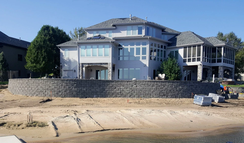 Lakehouse pool project by Radik Landscape Construction INC - Photo 11