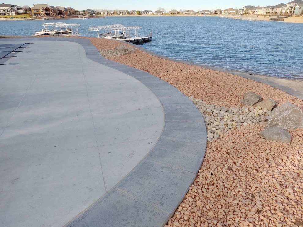 Lakehouse pool project by Radik Landscape Construction INC - Photo 12