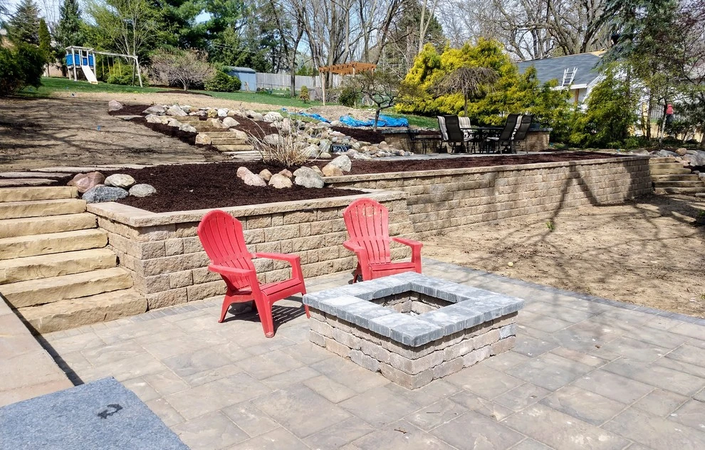 Omaha 2 tier remodel by Radik Landscape Construction INC - Photo 6