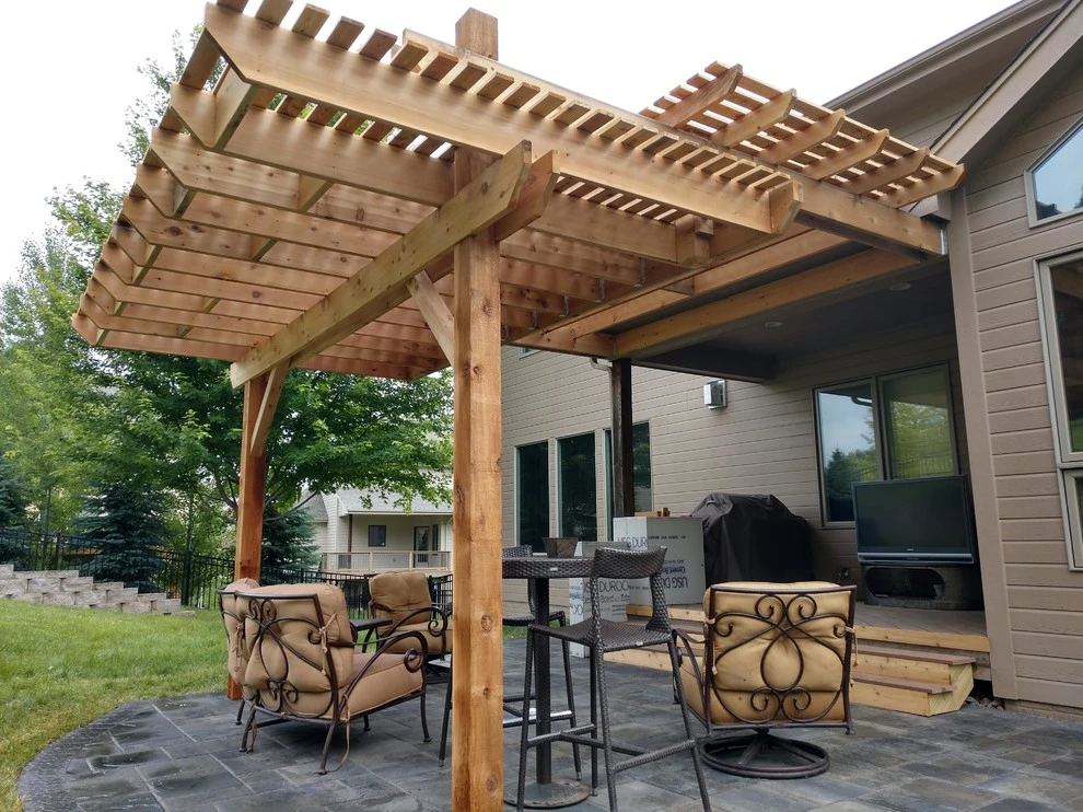 Patio/2 tier Pergola by Radik Landscape Construction INC - Photo 6