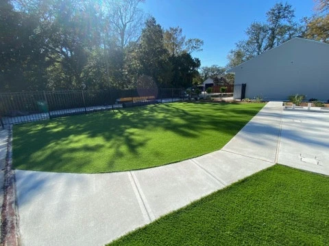 Backyard Synthetic Turf by Reeves Land Services LLC - Photo 7