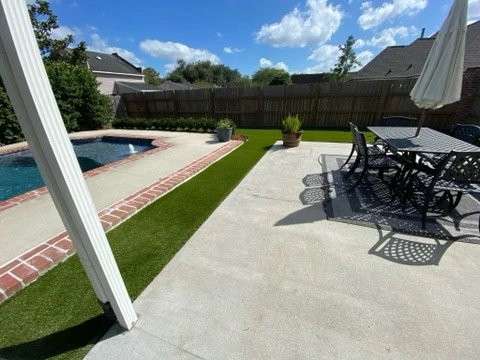 Pool Side Synthetic Turf / Artificial Grass by Reeves Land Services LLC - Photo 2